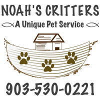 Noah's Critters Pet Sitting Service in Tyler, Texas Logo