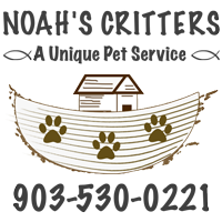 Noah's Critters Pet Sitting Service in Tyler, Texas logo